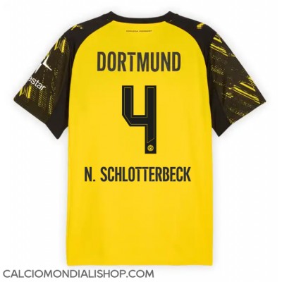 Maglie da calcio Borussia Dortmund Nico Schlotterbeck #4 Prima Maglia 2025-26 Manica Corta Maglie da calcio Borussia Dortmund Nico Schlotterbeck #4 Prima Maglia 2025-26 Manica Corta
